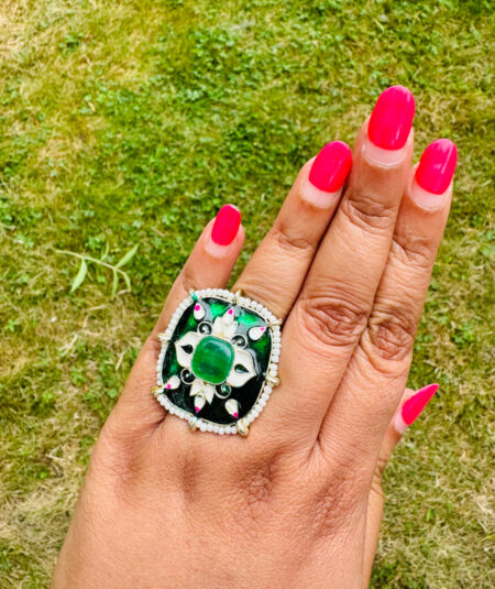 Green Stone Ring