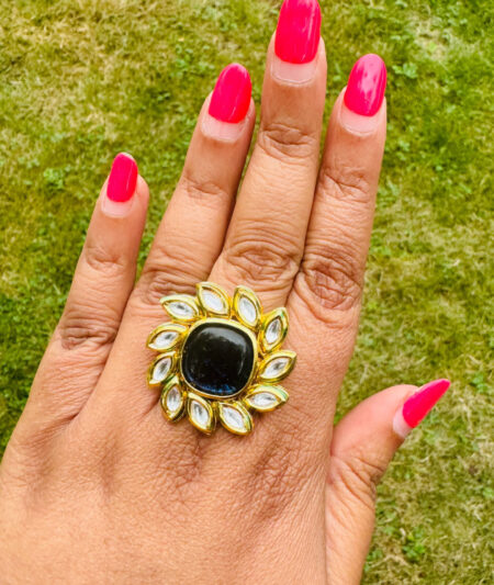 Black Stone Ring