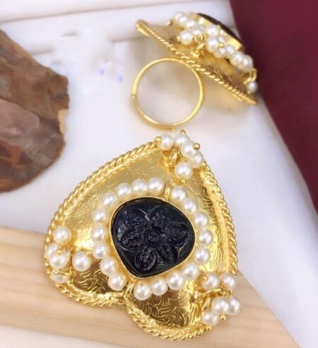 Black Antique Gold Ring