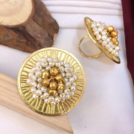 Gold and Pearl Rings Collection 2