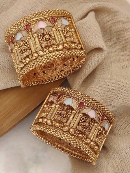 Antique Gold Brass Bangles