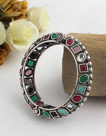 Multicoloured Oxidised kada
