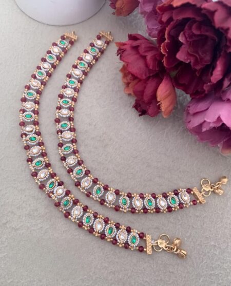 Fancy Crystal Anklets/Payal