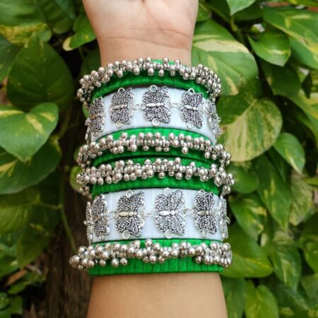 Coloured Oxidised Bangles