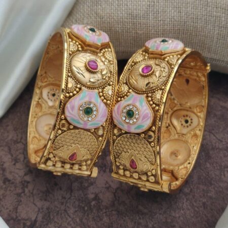 Brass High Gold Bangles
