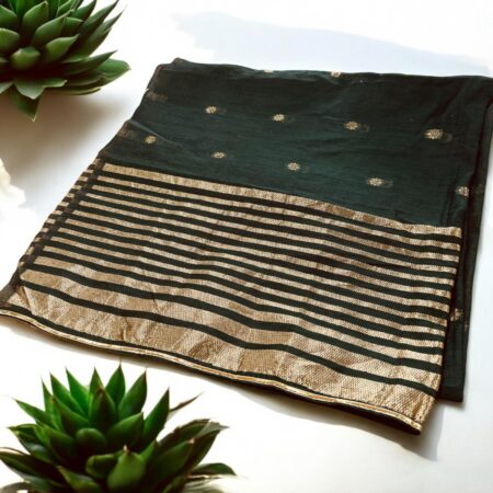 Green and gold dupatta